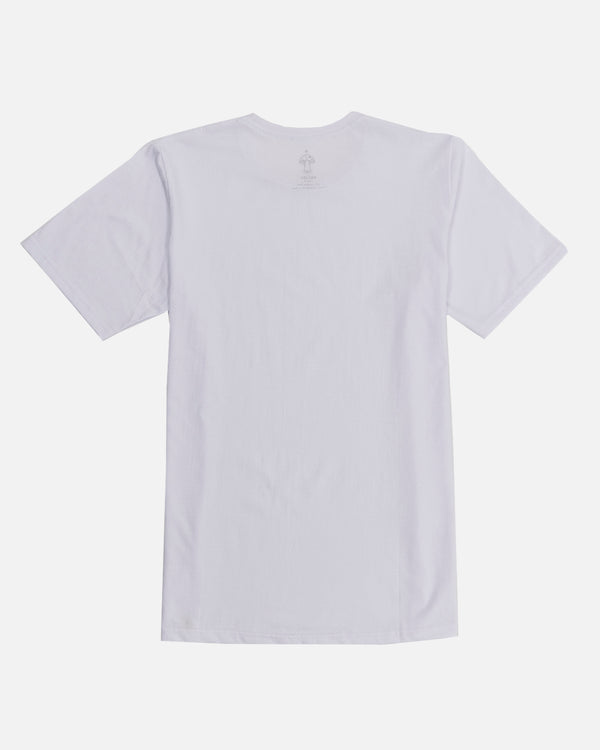 Polera manga corta blanca
