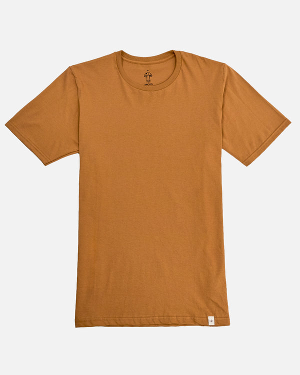 Polera manga corta camel