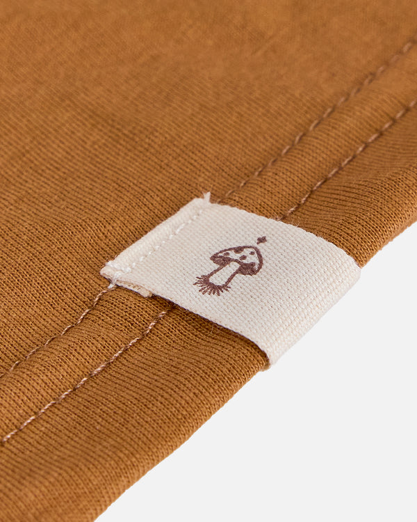 Polera manga corta camel