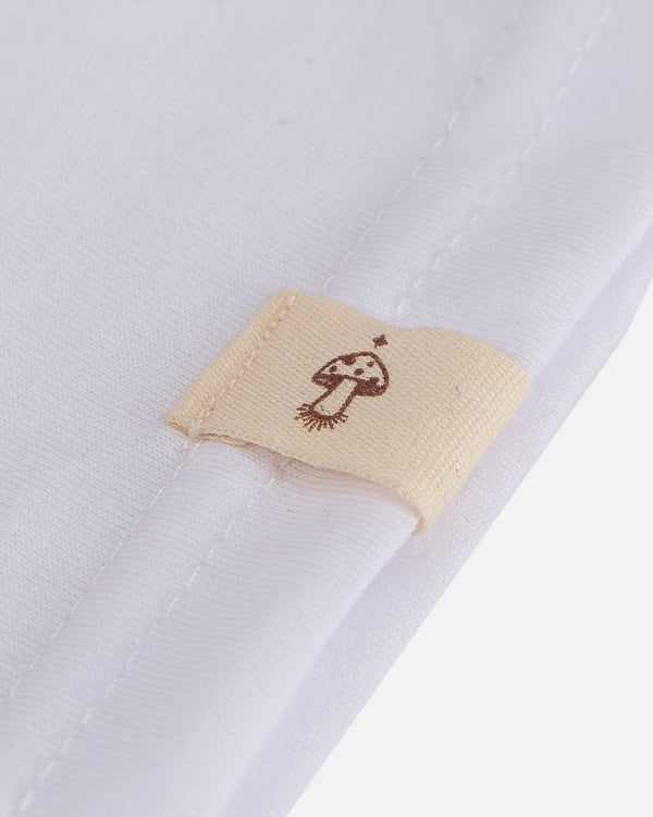 Polera manga corta blanca