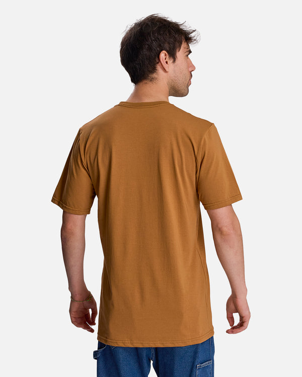 Polera manga corta camel