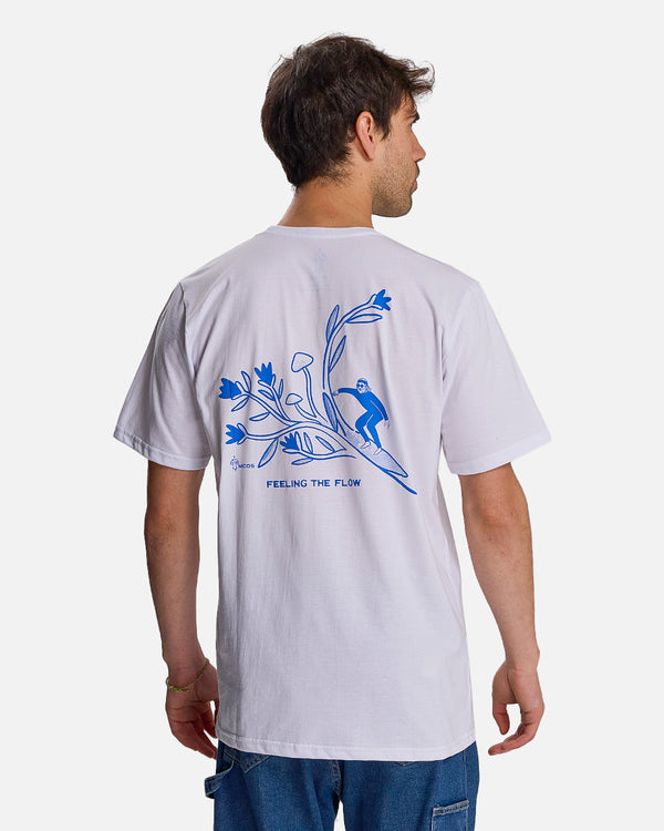 Polera manga corta surf