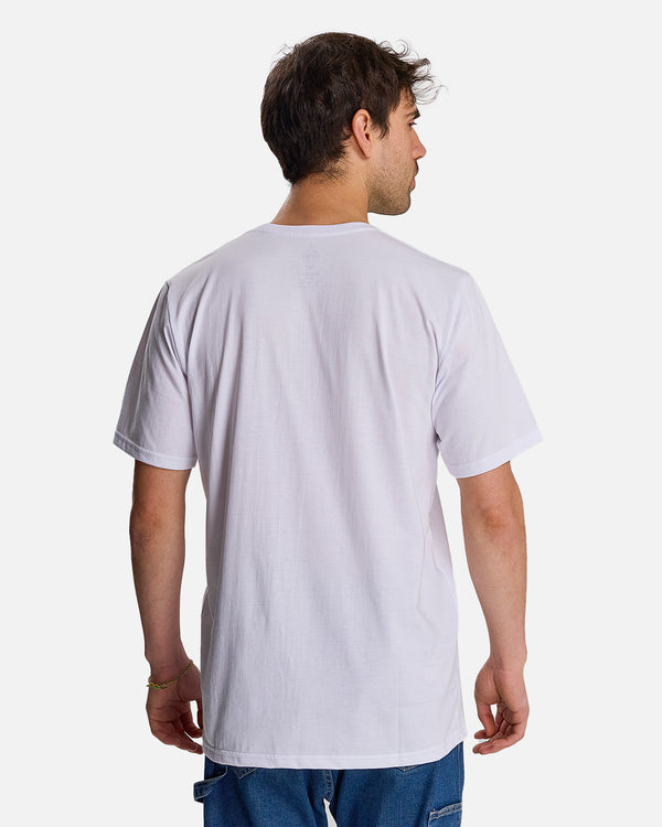 Polera manga corta blanca