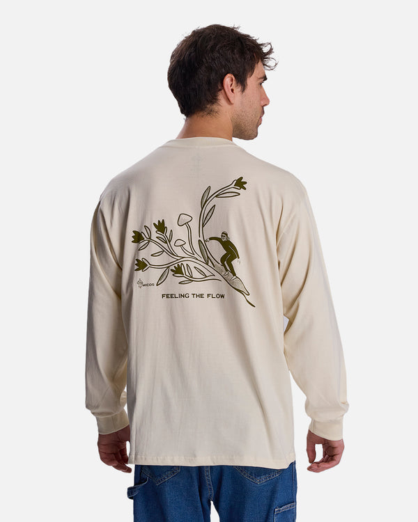 Polera manga larga surf