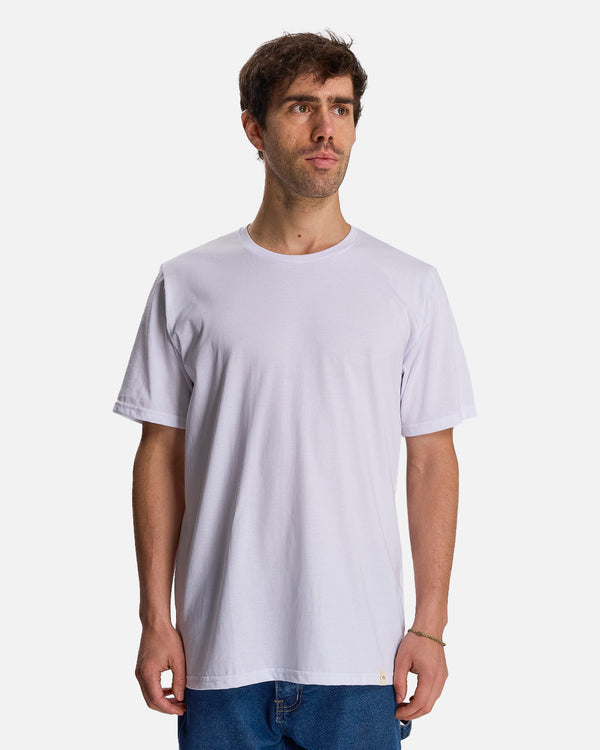 Polera manga corta blanca