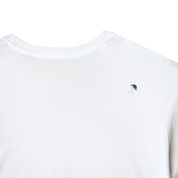 POLERA MANGA CORTA HOMBRE SUNRISE BLANCA - ALGODÓN ORGÁNICO